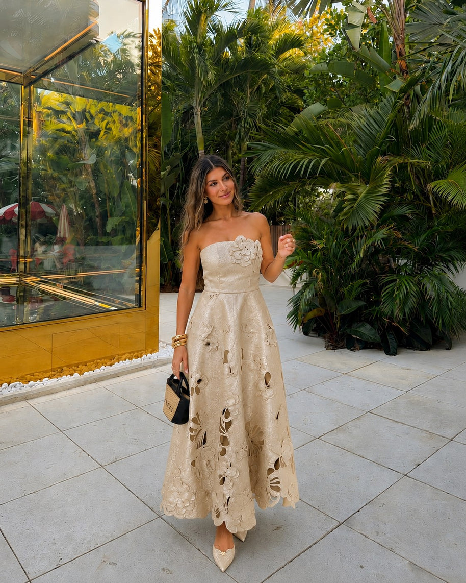 Champagne Bloom Dress