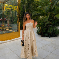 Champagne Bloom Dress