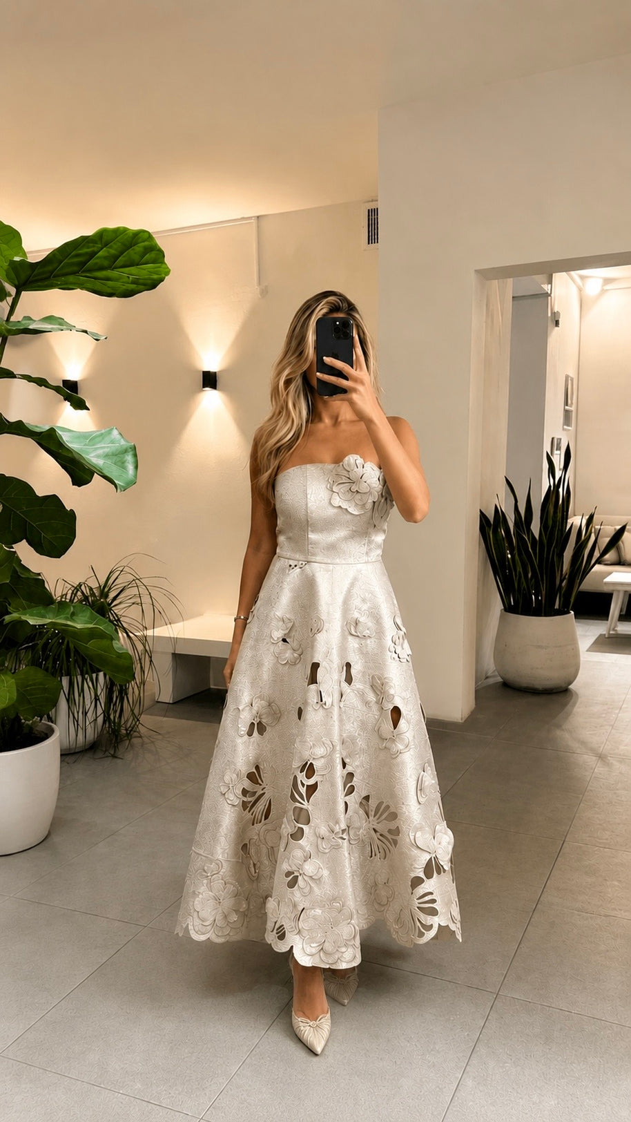 Champagne Bloom Dress