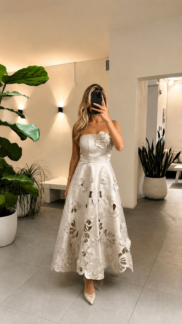 Champagne Bloom Dress