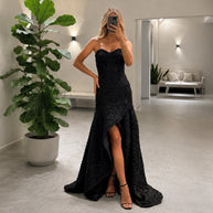 Midnight Rope Evening Dress