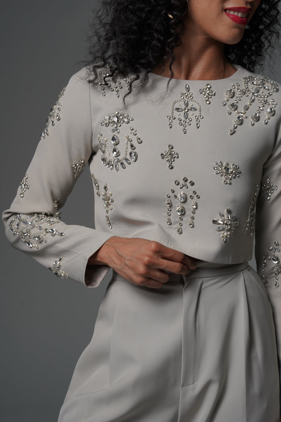 Opal Jewel Embroidered Set