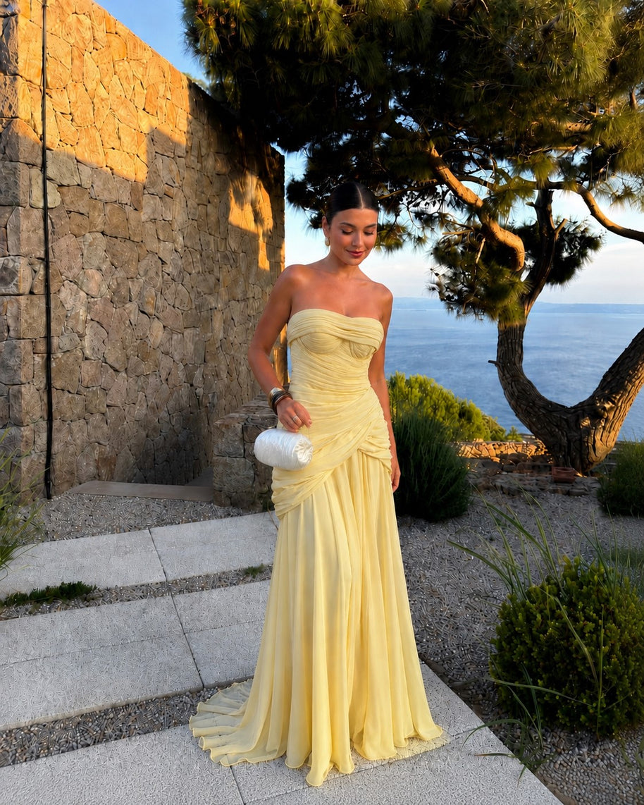 Soleil Draped Gown
